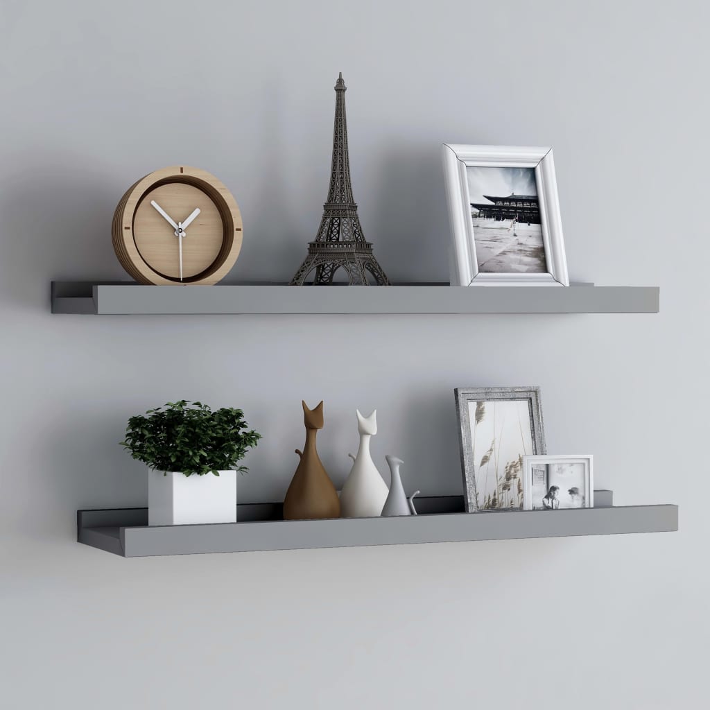 vidaXL Wall Shelves Floating Shelves Wall Mounted Display Shelves for Book