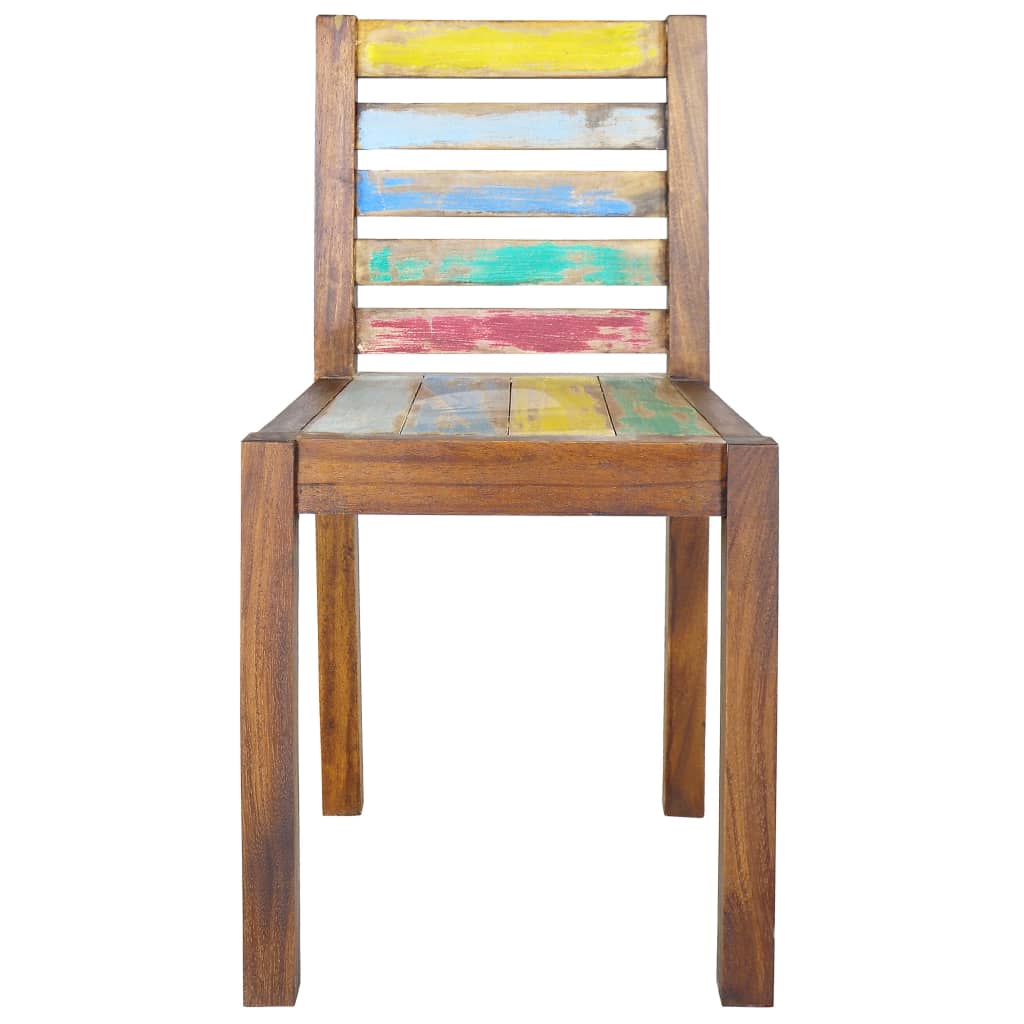vidaXL Dining Chairs Accent Side Chair Reclaimed Wood Solid Reclaimed Wood