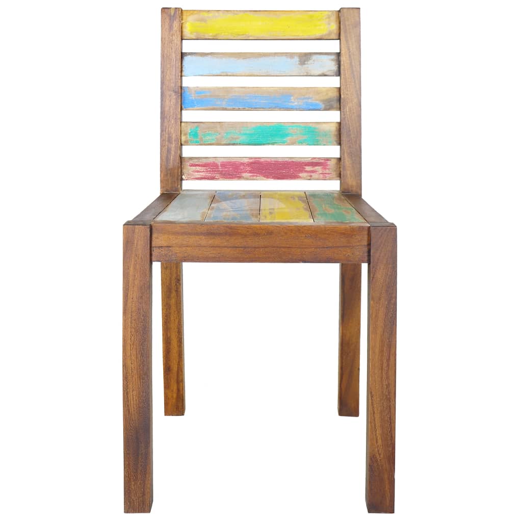 vidaXL Dining Chairs Accent Side Chair Reclaimed Wood Solid Reclaimed Wood