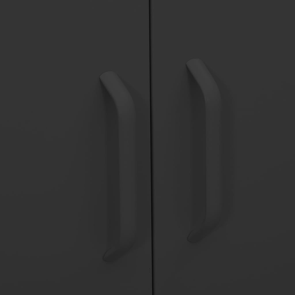 vidaXL Storage Cabinet Freestanding Drawer File Cabinet for Home Office Steel