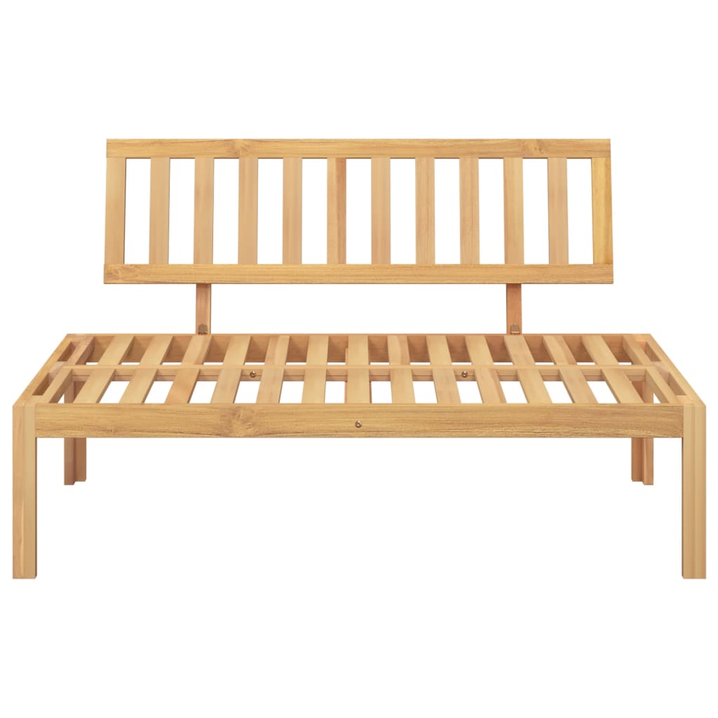 vidaXL Patio Pallet Middle Sofa Solid Wood Acacia