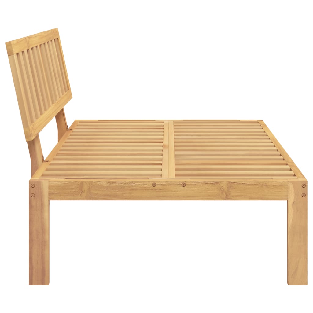 vidaXL Patio Pallet Middle Sofa Solid Wood Acacia